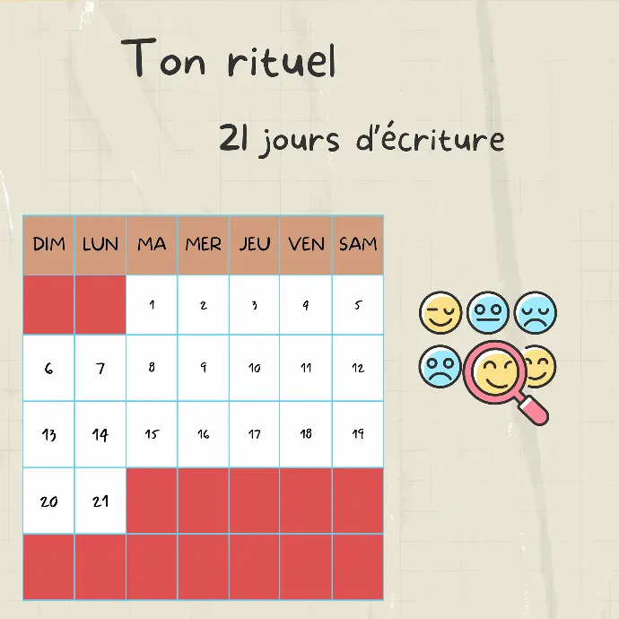 21 jours d'écriture